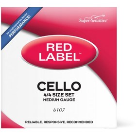 Resim D'Addario 6107 Prelude Çello Tel Seti (4/4) | Öğrenci Dostu Ekonomik Yapı Hızlı Yay Yanıtı ve Çok Yüksek Dayanıklılık 