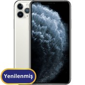 Resim Apple iPhone 11 Pro Max Yenilenmiş TR Garanti | 512 GB Gümüş 