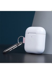 Resim Baseus Woven Label Hook Apple Uyumlu AirPods Koruma Kilif+Anahtarlik 248667842 - Renk / Füme 