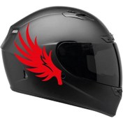 Resim Lasirius Tek Renk Kanat Wing Helmet Stickers Kask Sticker Etiket Modeli 2 