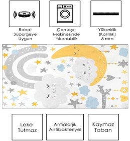 Resim Dijital Baskı Çocuk Oyun Halısı LHÇH-03 - 80 X 150 