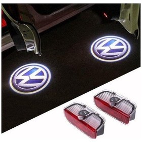 Resim Autogp Vw Eos Kapı Altı Işık Lazer Led Logo Hoşgeldin Aydınlatma Agp-kl-5013 