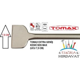Resim Tomax Sds Max Büyük Hilti Kırıcı Eksta Geniş Keski 18X400X75 