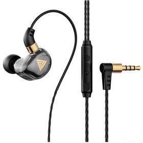 Resim Springsun Qkz Sk9 Dinamik Sürücü Kulak İçi Kulaklık, 3.5mm Altın Kaplı Soket, Mikrofonlu Hat Kontrol, 10mm Hoparlör, Siyah Sk9 
