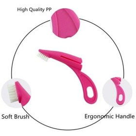 Resim Ergonomik Evcil Hayvan Diş Fırçası 