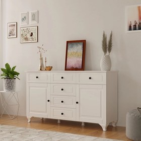 Resim Rabi Beyza Country Mega Şifonyer 