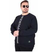 Resim Starbattal Büyük Beden Bisiklet Yaka 3ip Sweat Possible 25719 Lacıvert Lacivert 