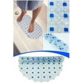 Resim Banyo Kaydırmaz Paspas Beyaz 