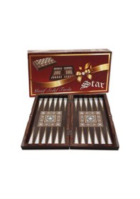 Resim Masif Sedef Tavla Büyük Boy 