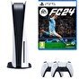 Resim Sony Playstation 5 Diskli Oyun Konsolu - 2. Dualsense Kol - EA Sports FC 24 PS5 Oyun (İthalatçı Garantili) 