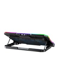 Resim Thermaflow X6 Rgb 6 Fanlı 10 Rgb Modlu 9-17 Notebook Soğutucu Stand Laptop Soğutucu 