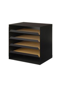 Resim Evrak Rafı, Antrasit, Genişlik: 32 Cm Derinlik: 25 Cm Yükseklik: 32 Cm 