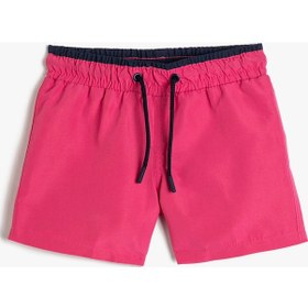 Resim Koton Mayo Basic Beli Bağlamalı Pembe 3skb00023bw 3SKB00023BW255 Pembe 