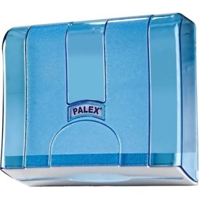 Resim Palex Standart Z Katlı Kağıt Havlu Dispenserleri Şeffaf Mavi 