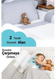 Resim 140 Cm Sünger Yatak Bariyeri, Çocuk Yatak Kenar Korkuluğu 