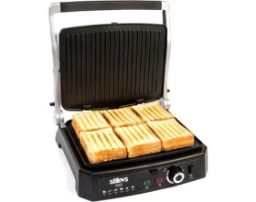 Resim Sedefli Mavi Tost Makinesi - Şık ve Pratik Mutfak Aksesuarı 