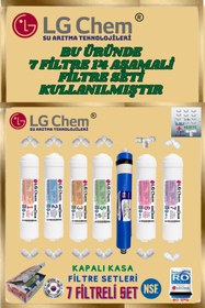 Resim ligth gastro LG Chem GOLD SPECIAL SİYAH-BEYAZ 12 LİTRE 7 FİLTRE 14 AŞAMA SU ARITMA CİHAZI.90 GPD NANO MEMBRANE 