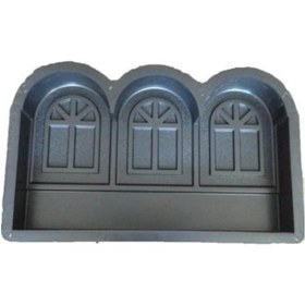 Resim Dekoratif Plastik Taş Kalıbı Kubbeli Bordür (5 Adet) 