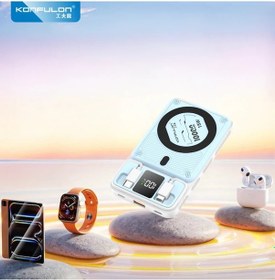 Resim Konfulon M25w 10.000 Mah 20w Pd Magsafe Powerbank - Mavi Diğer 