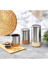Resim Aryıldız Cruz 6 Parça Saklama Kabı Seti Gümüş 