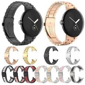 Resim Wondernest Akıllı Saat Üç Suş Sones Paslanmaz Çelik Google Bandı 