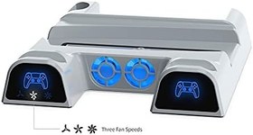 Resim PS5 Çift Fanlı Dikey Soğutucu ve Dual Sense Kol Şarj Edici TP5-1511 