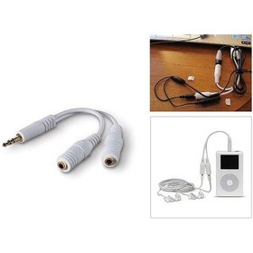 Resim Kulaklık Çoklayıcı Kablo Beyaz Renk Tablet - Pc Uyum 