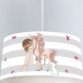 Resim instababyrooms Çocuk Odası Dijital Baskılı Dekoratif Sarkıt Avize Model 1401 