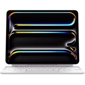 Resim Magic Keyboard iPad Pro 11 inç (M4) Türkçe Q Klavye Beyaz MWR03TQ/A 