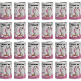 Resim Foodline Tavuklu Yavru Kedi Konservesi 24 x 400 G 
