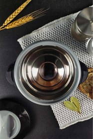 Resim Digithome Paslanmaz Çelik Hazneli Yemek Termosu 500 ml Siyah - Ckr3148 C320.025 