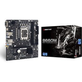 Resim Biostar B660MX/E Intel B660 4000 MHz (OC) DDR4 Soket 1700 mATX Anakart 