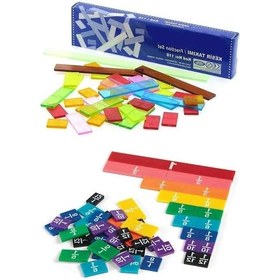 Resim 39 Parça Kesir Takımı, Plastik Matematik Okul Malzemesi 