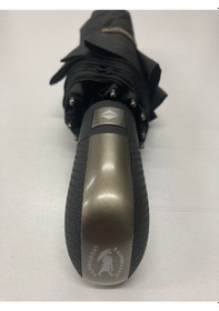 Resim Rainwalker Ultra Uzun Boy ve Çap Şemsiye Full Otomatik 10 Telli Siyah 