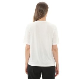 Resim Skechers W Lounge Regular Crew Neck Kadın T-Shirt Beyaz 