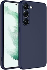 Resim Zore Galaxy ile uyumlu S23 Kılıf Mara Lansman Kapak Lacivert 