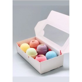 Resim Nadom 4 Adet Peeling Nemlendirici El Yapımı Doğal Renkli Kokulu Pedikür Ayak Nem Bombası Nem Topu 