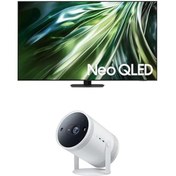 Resim Samsung QE75QN90DATXTK 75" 190 Ekran Neo QLED 4K Smart TV (2024) ve Freestyle 2. Nesil Projeksiyon Cihazı, SP-LFF3CLAX 