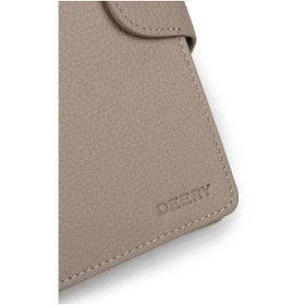 Resim Deery Kadın Hakiki Deri Vizon Dikey Cüzdan - 00805zvznz01 