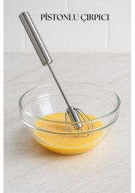 Resim Pistonlu Metal Çırpıcı 30 Cm Çok Renkli 