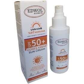 Resim Edwol Leke ve Yaşlanma Karşıtı Aydınlatıcı ve Nemlendirici Güneş Kremi SPF50+ 100 ML 