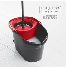 Resim Vileda Turbo Pedallı Temizlik Seti + Turbo Üçgen Mikrofiber Yedek Paspas 2'li 
