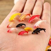 Resim 5/10 adet Miniature Koi Model Seti - Gerçekçi Sahte Balık - İyi Şans Getirir - Mini Saksı Bitkiler için Uygun - Mikro Peyzaj Aksesuarları Cam Balık Tankı Akvaryum Oyuncak Evi Dekorasyonu - Mini Balık Tankları Süslemek İçin Mükemmel Aksesuarlar 