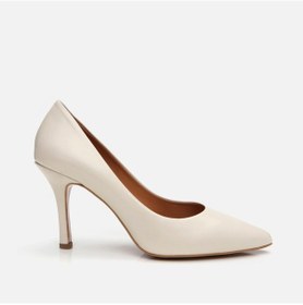 Resim Hotiç Hakiki Deri Ekru Kadın Stiletto 01ayh304180a400 Kemik-ecru Ekru 