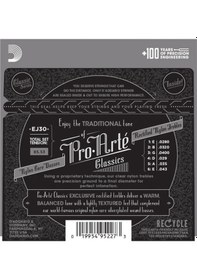 Resim D'addario Ej30 Klasik Gitar Tel Seti 4/4 . Rectıfıed Clear Nylon 