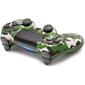 Resim Büro Ev Ofis Oyun Konsolu İçin Kamuflaj Yeşil Ps4 Gamepad Oyun Kolu 