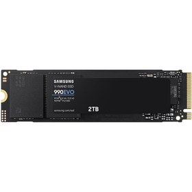 Resim Samsung 990 Evo 2TB PCIe Gen 4.0 x4 – 5.0 x2 Okuma 5000MB – Yazma 4200MB M.2 SSD (MZ-V9E2T0BW) 