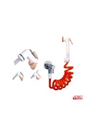 Resim Plasyay Spiral Taharet Matik Hortum Seti 250 CM Turuncu 