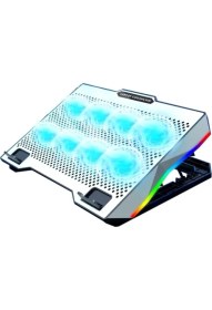 Resim Twin Store Zr S608 Rgb 8 Fan Metalik Laptop Suğutucu 
