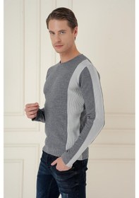 Resim Efor Tr 871 Slim Fit İndigo Klasik Triko Indigo 